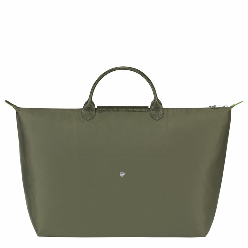 Army Green Longchamp Le Pliage S Men's Travel Bags